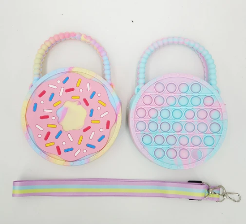 New Silicone Push Bag HandBag