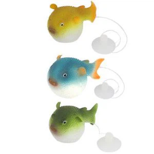 Custom Silikoni keinotekoinen puffer kala akvaario koristeet