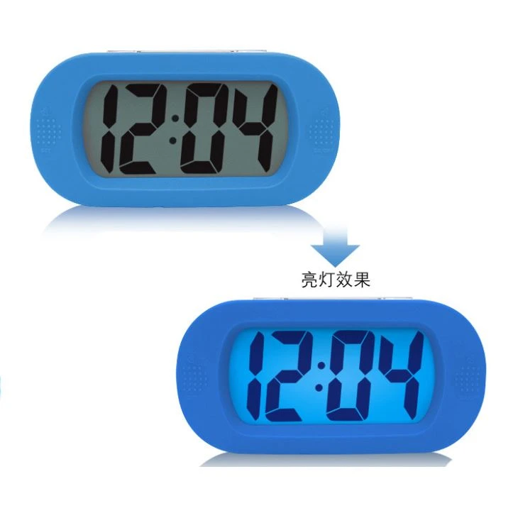 Backlight Unbreakable Silicone Alarm Clock