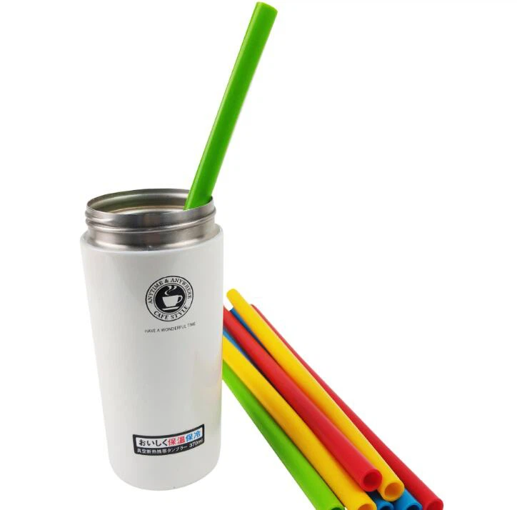 Flexible Drinking Silicone Rubber Reusable Drinking Straws