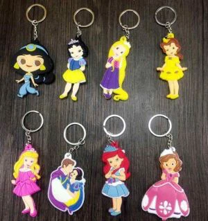 Logo Edistäminen Söpö Sarjakuva PVC-avainketju