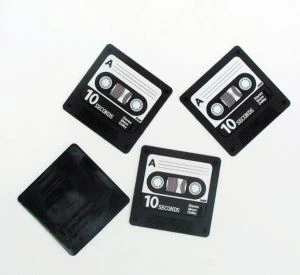 Retro Pvc-lasinalusmatto pöydälle