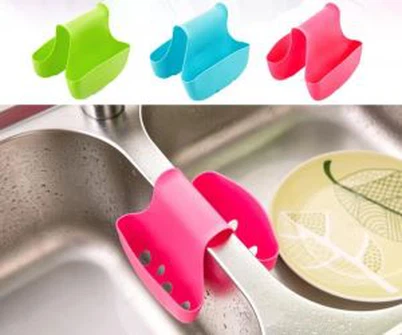 Keittiön tiskialtaan hylly silikoni riippukassi säilytyskori