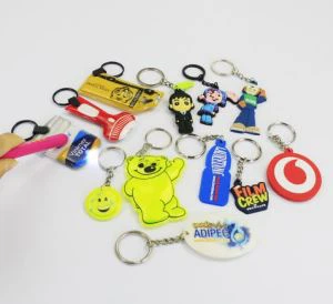 LED Kevyt avaimenperä Sarjakuva Pvc Pehmeä riipus