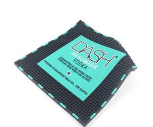 Square Pvc Soft Liukumaton Barmat Brand Beer Mat
