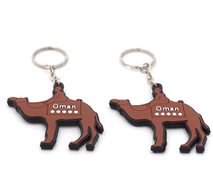 3d Camel Shape Keychain With Printed Logo