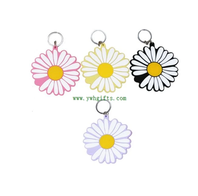 Daisy Silicone Purse Coin Wallet Keychain Small Money Coin Pouch Bag