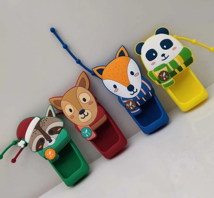 Exiting Goods 30ml Perfume Hand Sanitizer Silicone Bottle Holder