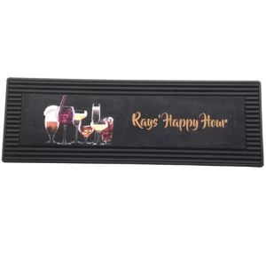 Tulostaminen Logo Bar Mat Pvc Kumitanko Runner