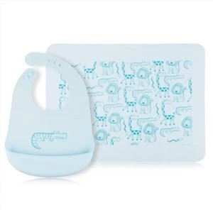 Vedenpitävä kangas silikoni Baby BPA Free silikonikumi Bib Oem